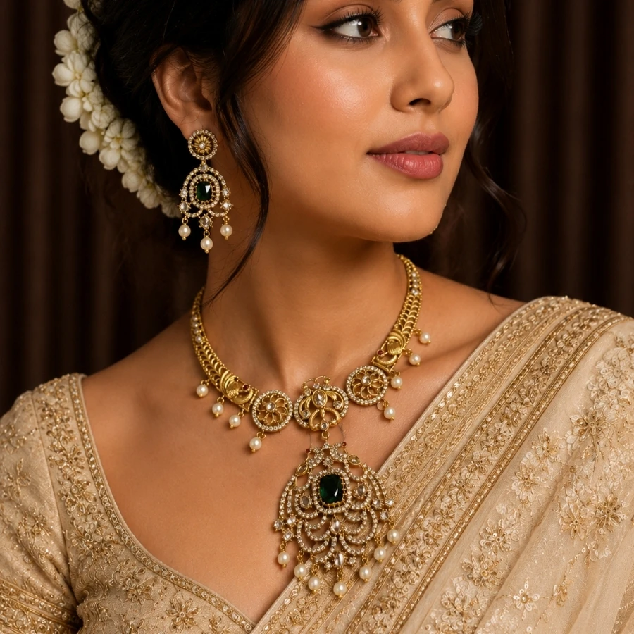 South Indian Zircon Set