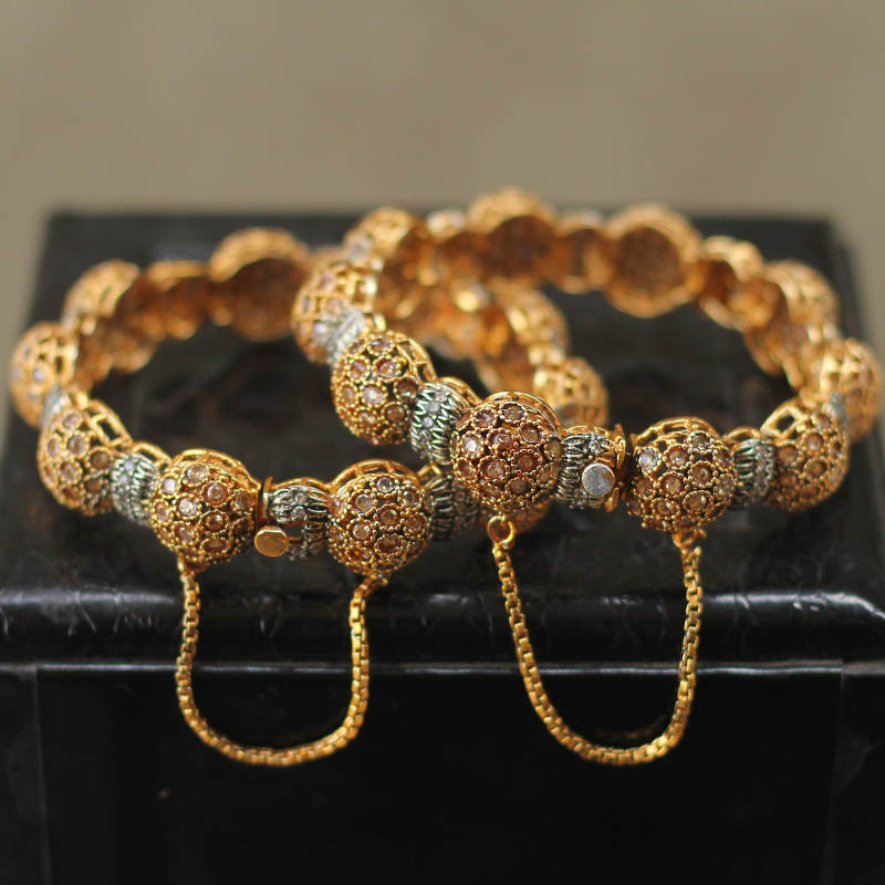 Gold plated bangles for on sale baby