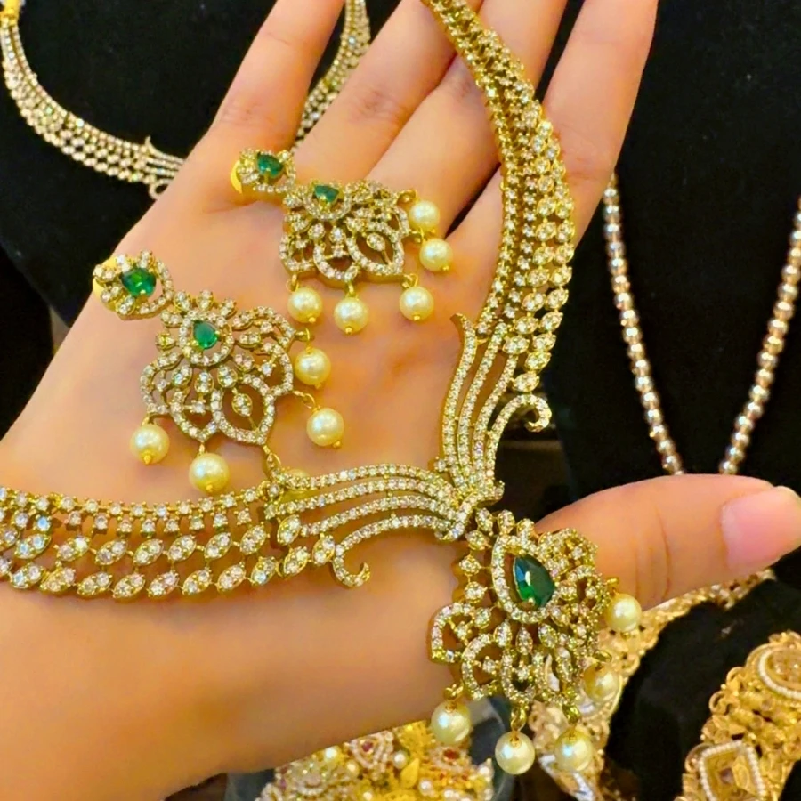 South Indian Zircon Set